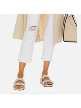 KAANAS Coco Sandal in Off White size 6 NIB $119msrp